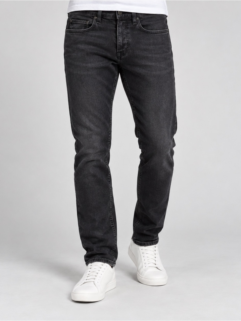 Rag & Bone Fit 2 Slim Jeans Mens 29 Kent Gray Black Stretch Denim 30x30.5
